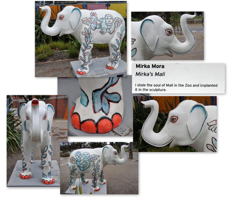 Mirka's Mali by Mirka Mora - Picture of the day were taken in Birrarung Marr,, Melbourne, Victoria, Australia.
