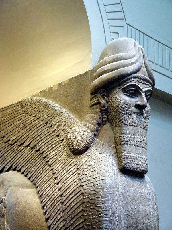 Part of the ancient Neo-Assyrian collection at the British Museum.
