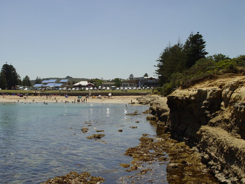 Port Campbell, along the Great Ocean Road, part of Victoria's shipwreck coast.