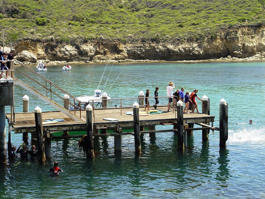 Port Campbell, along the Great Ocean Road, part of Victoria's shipwreck coast.