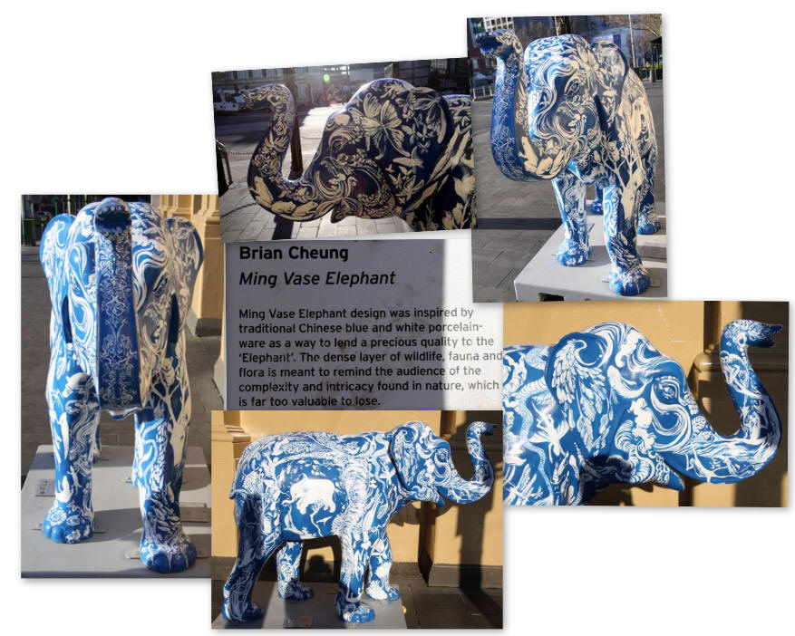 Ming Vase Elephant by Brian Cheung - Picture of the day taken at Queen Victoria Market, Melbourne, Victoria, Australia. Ming Vase Elephant by Brian Cheung - Picture of the day taken at Queen Victoria Market, Melbourne, Victoria, Australia.