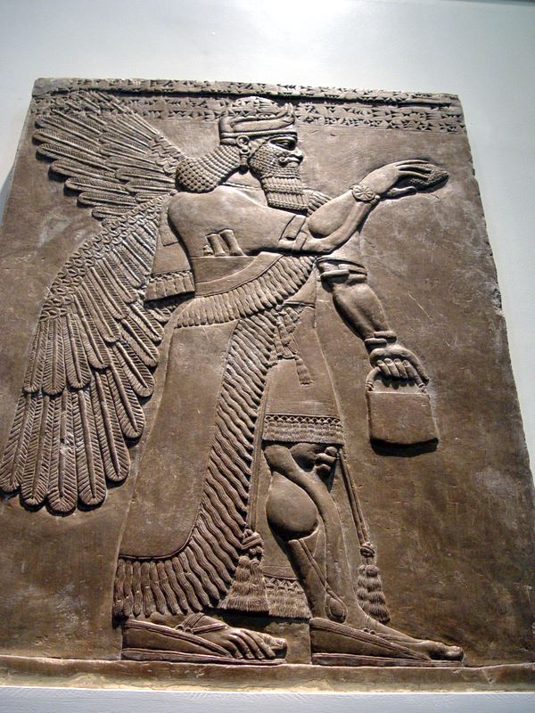 Ancient artifacts in the British Museum, London.