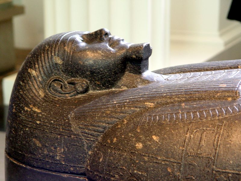 Ancient artifacts in the British Museum, London.