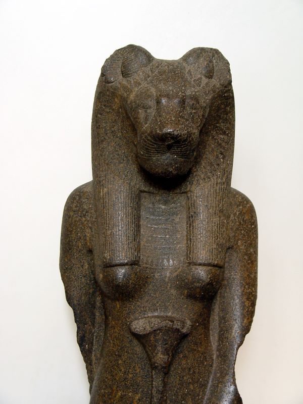 Ancient Egyptian artifacts in the British Museum, London.