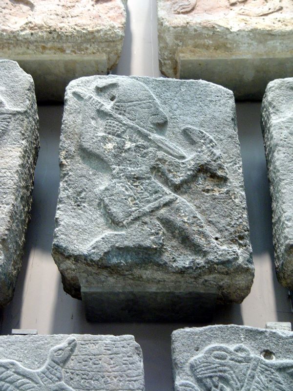 Ancient artifacts in the British Museum, London.
