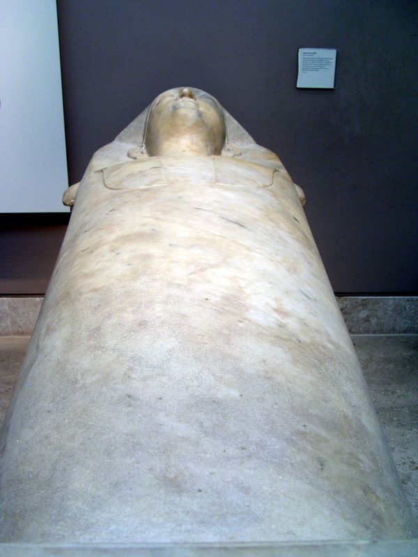 Ancient artifacts in the British Museum, London.