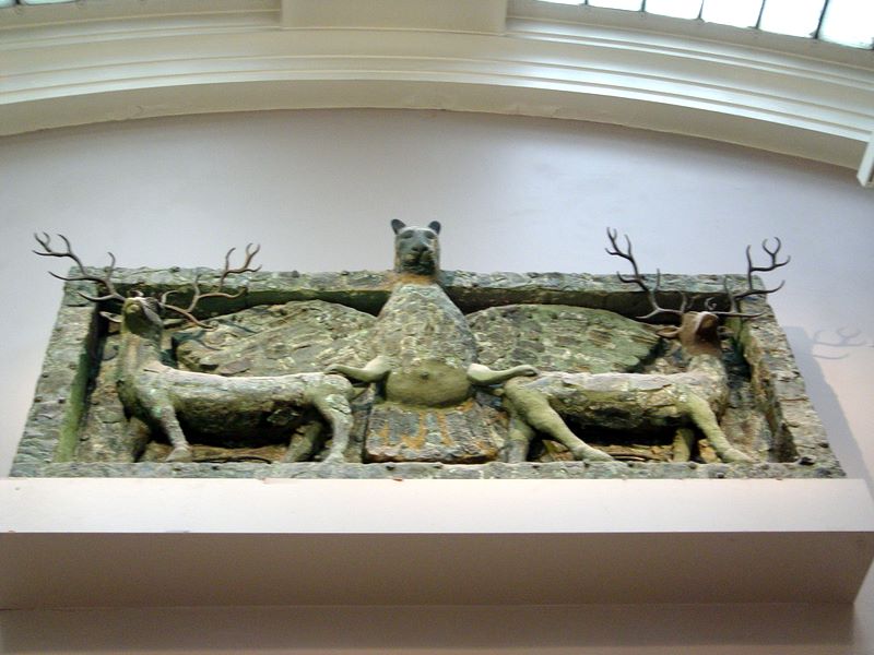 Ancient artifacts in the British Museum, London.
