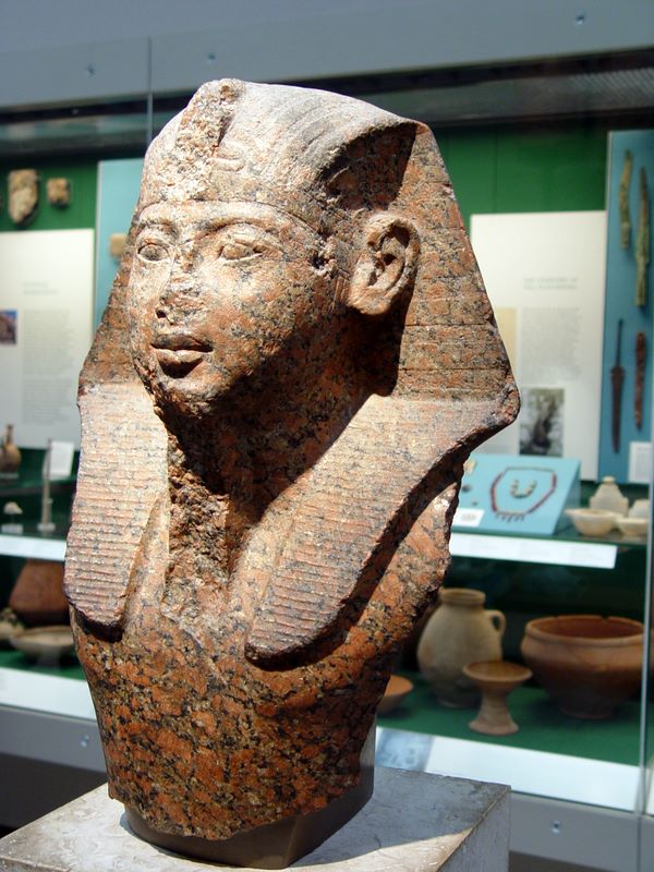 Ancient artifacts in the British Museum, London.