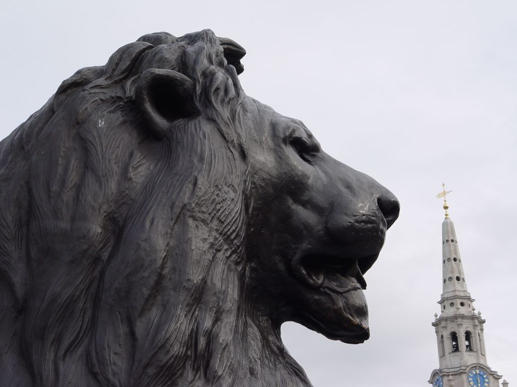 TRAFALGAR SQUARE, LONDON, UK. 